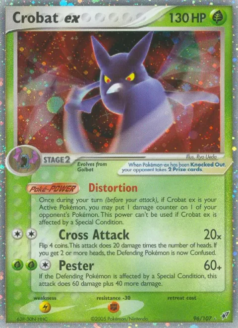 Crobat ex [Distortion | Cross Attack | Pester]