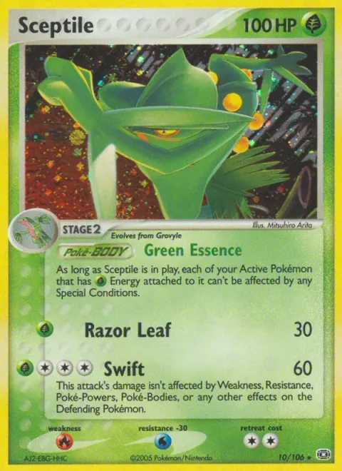 Sceptile [Green Essence | Razor Leaf | Swift]
