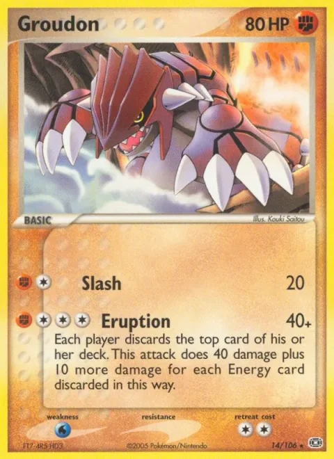 Groudon [Slash | Eruption]
