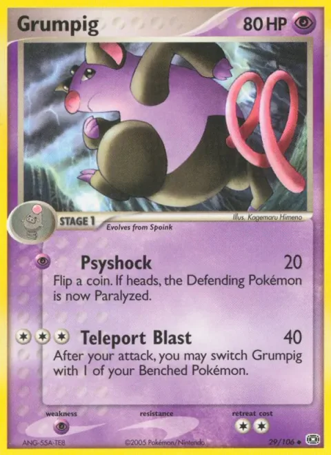 Grumpig [Psyshock | Teleport Blast]