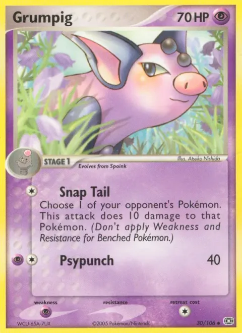 Grumpig [Snap Tail | Psypunch]