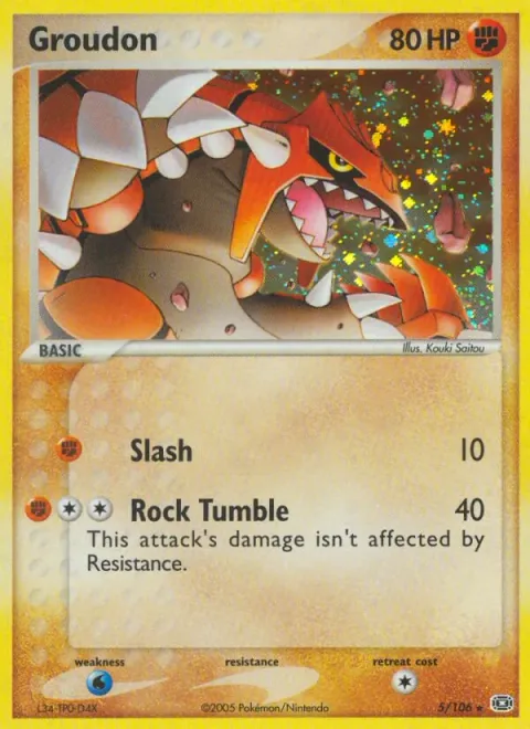Groudon [Slash | Rock Tumble]