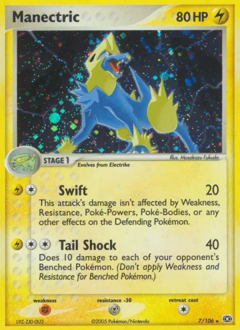 Manectric [Swift | Tail Shock]
