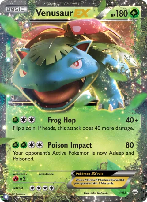 Venusaur EX [Frog Hop | Poison Impact]