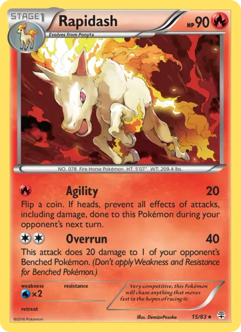 Rapidash [Agility | Overrun]