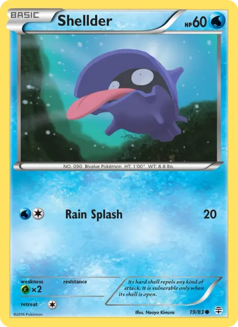 Shellder [Rain Splash]