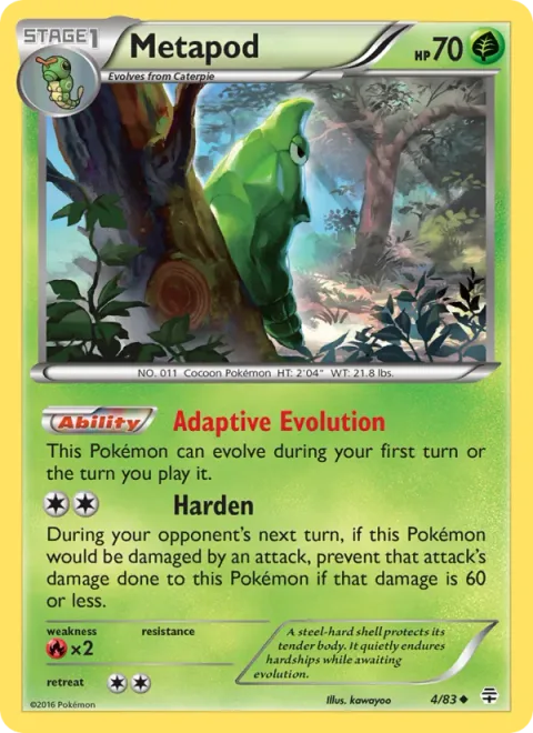 Metapod [Adaptive Evolution | Harden]