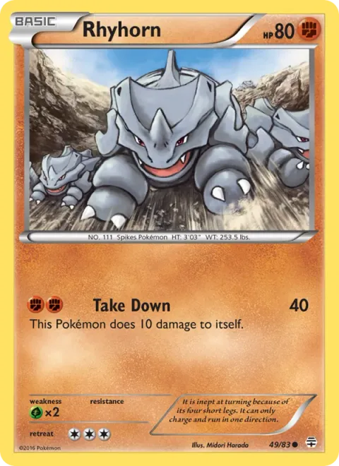 Rhyhorn [Take Down]