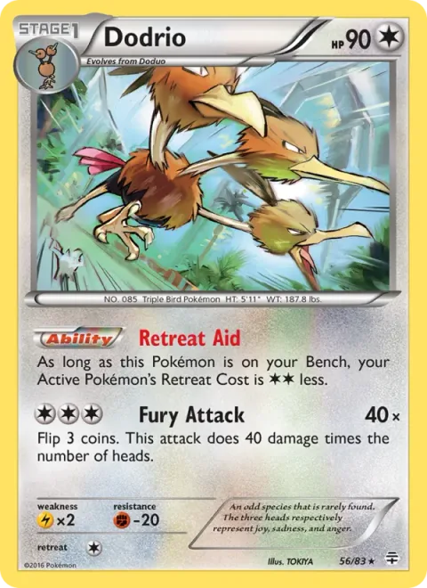 Dodrio [Retreat Aid | Fury Attack]
