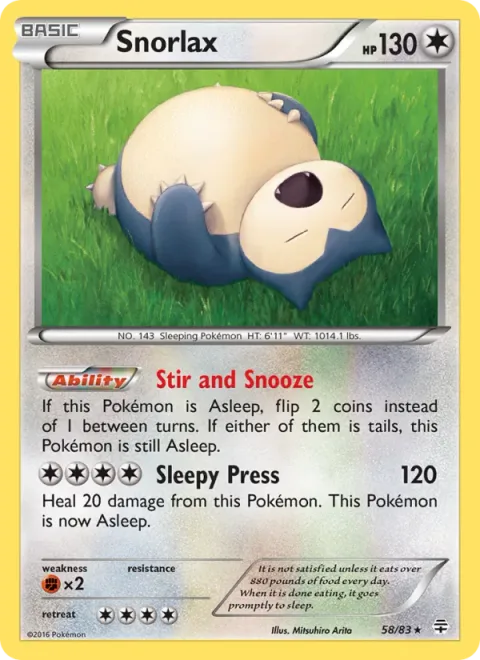 Snorlax [Stir and Snooze | Sleepy Press]