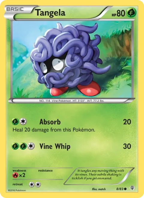 Tangela [Absorb | Vine Whip]