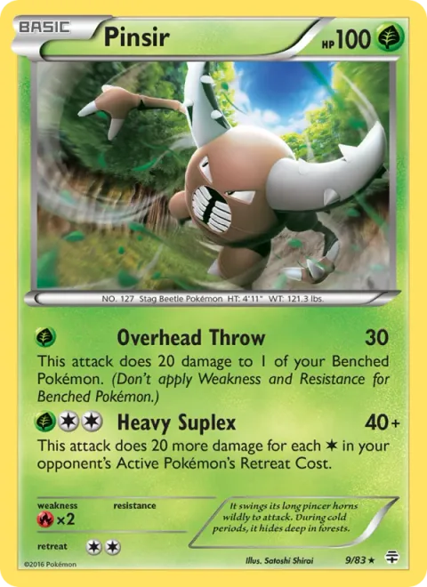 Pinsir [Overhead Throw | Heavy Suplex]