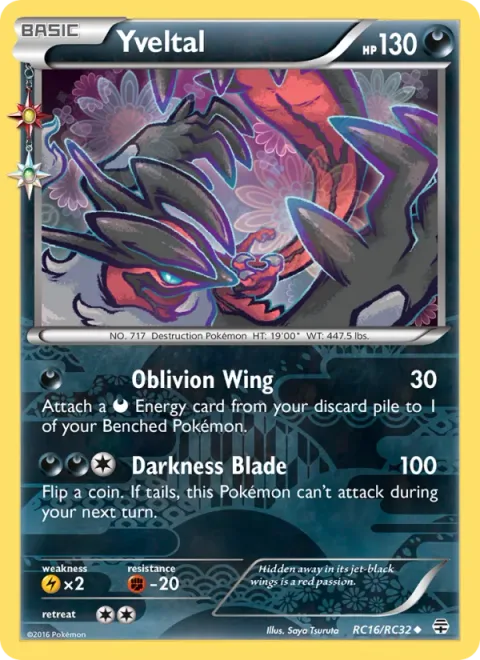 Yveltal [Oblivion Wing | Darkness Blade]