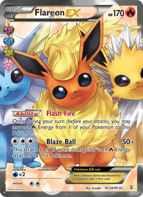 Flareon EX [Flash Fire | Blaze Ball]