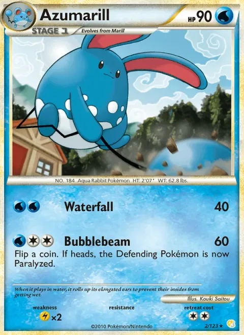 Azumarill [Waterfall | Bubblebeam]