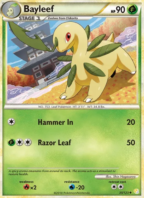 Bayleef [Hammer In | Razor Leaf]
