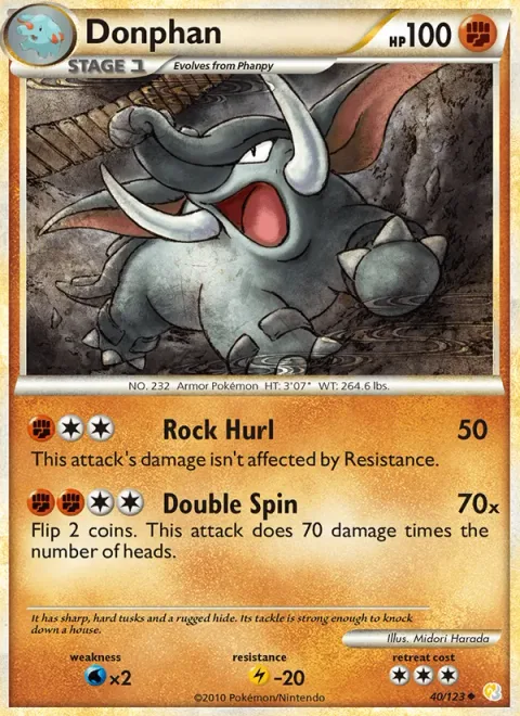 Donphan [Rock Hurl | Double Spin]