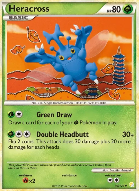 Heracross [Green Draw | Double Headbutt]