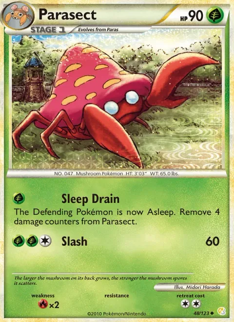 Parasect [Sleep Drain | Slash]