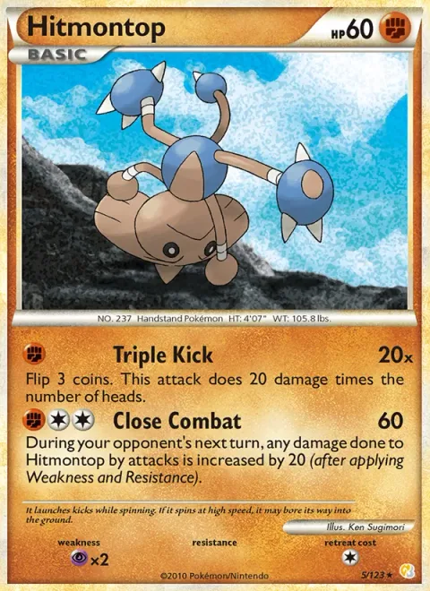 Hitmontop [Triple Kick | Close Combat]