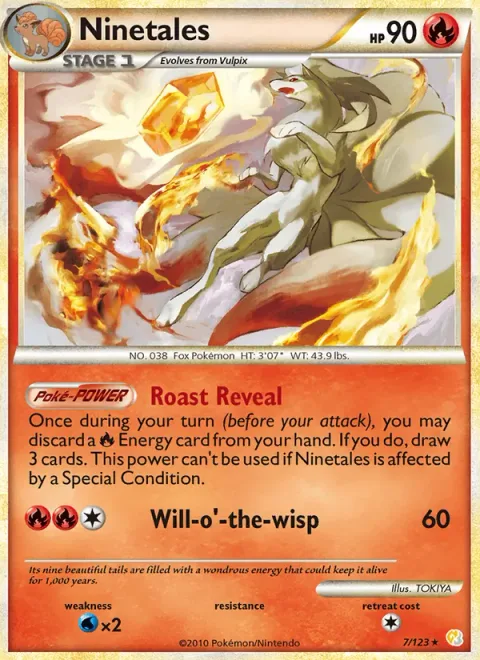 Ninetales [Roast Reveal | Will-o'-the-wisp]