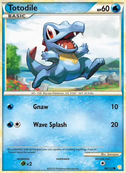 Totodile [Gnaw | Wave Splash]