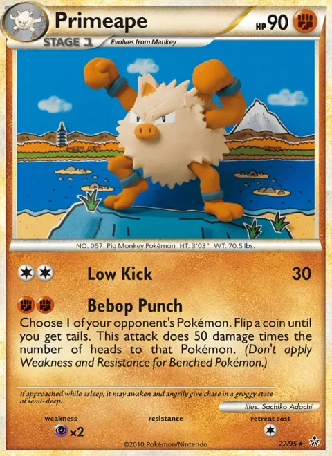 Primeape [Low Kick | Bebop Punch]