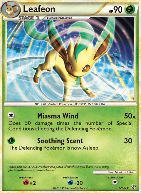 Leafeon [Miasma Wind | Soothing Scent]
