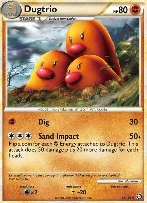 Dugtrio [Dig | Sand Impact]