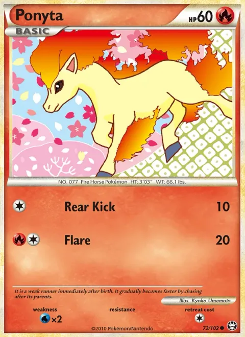 Ponyta [Rear Kick | Flare]