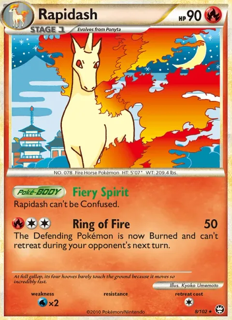 Rapidash [Fiery Spirit | Ring of Fire]