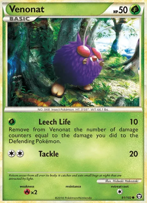 Venonat [Leech Life | Tackle]