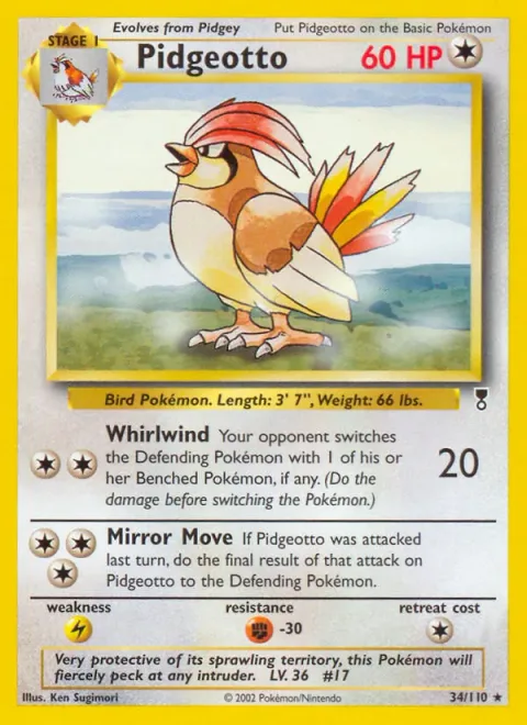 Pidgeotto [Whirlwind | Mirror Move]