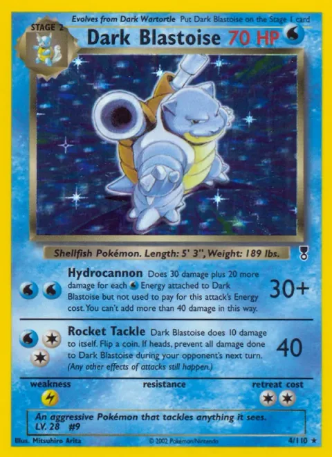 Dark Blastoise [Hydrocannon | Rocket Tackle]