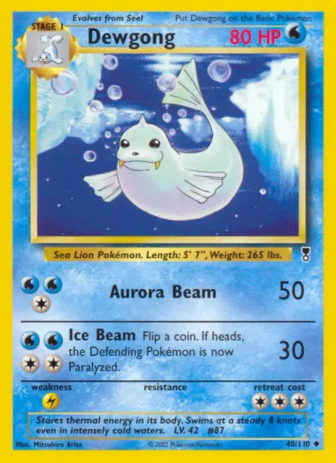 Dewgong [Aurora Beam | Ice Beam]
