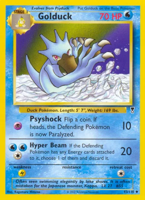 Golduck [Psyshock | Hyper Beam]