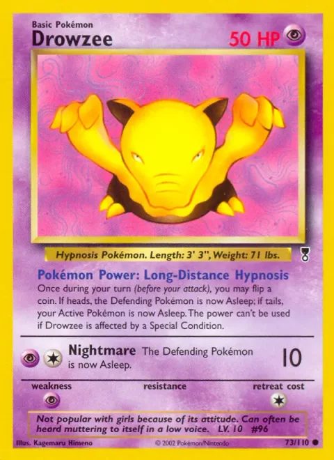 Drowzee [Long-Distance Hypnosis | Nightmare]