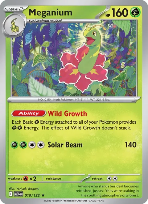 Meganium [Wild Growth | Solar Beam]