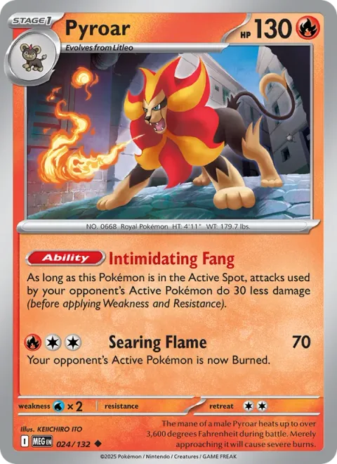 Pyroar [Intimidating Fang | Searing Flame]