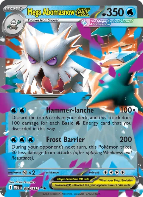 Mega Abomasnow ex [Hammer-lanche | Frost Barrier]