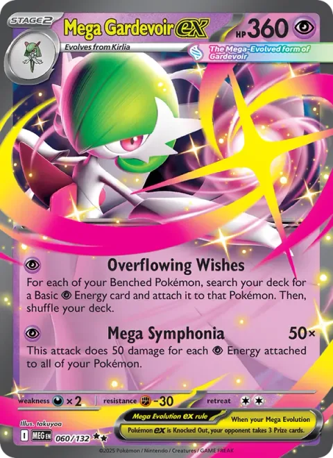 Mega Gardevoir ex [Overflowing Wishes | Mega Symphonia]