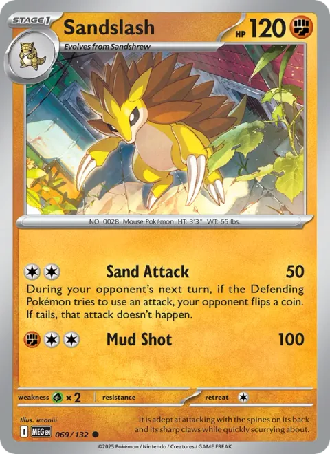 Sandslash [Sand Attack | Mud Shot]