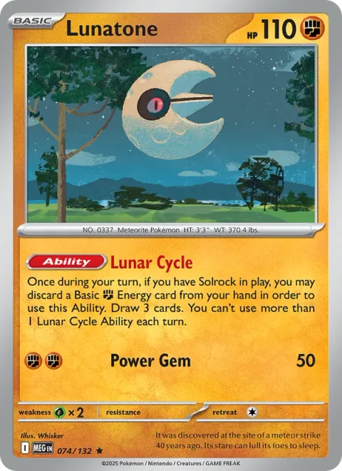 Lunatone [Lunar Cycle | Power Gem]