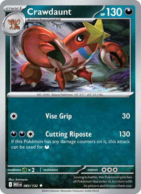 Crawdaunt [Vise Grip | Cutting Riposte]
