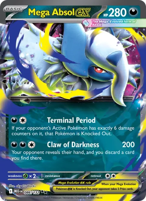 Mega Absol ex [Terminal Period | Claw of Darkness]