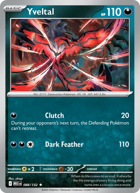 Yveltal [Clutch | Dark Feather]