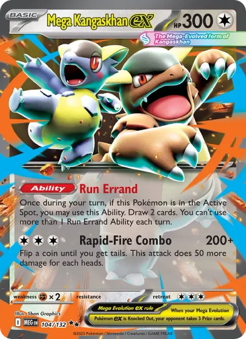 Mega Kangaskhan ex [Run Errand | Rapid-Fire Combo]