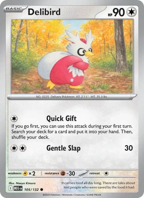 Delibird [Quick Gift | Gentle Slap]