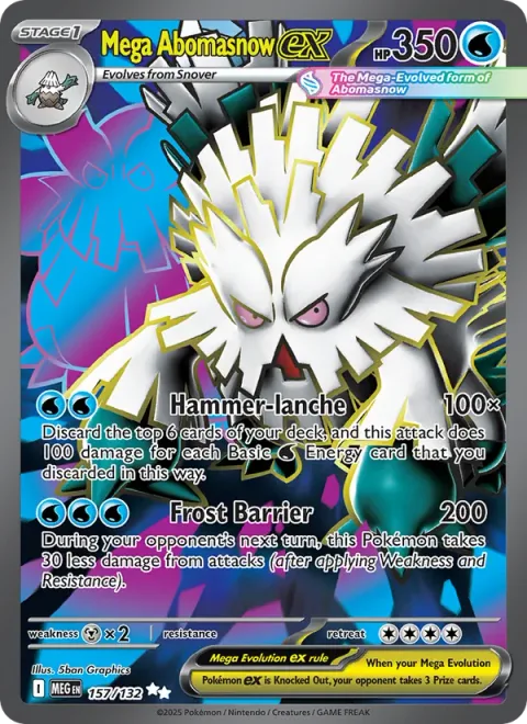 Mega Abomasnow ex [Hammer-lanche | Frost Barrier]