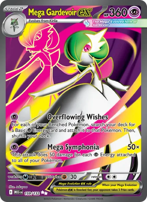 Mega Gardevoir ex [Overflowing Wishes | Mega Symphonia]